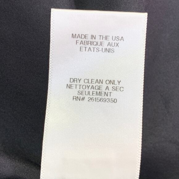 MARCHESA 4 Black Sage Gold Abstract Floral Jacquard Strapless Long Evening Gown - Picture 8 of 8